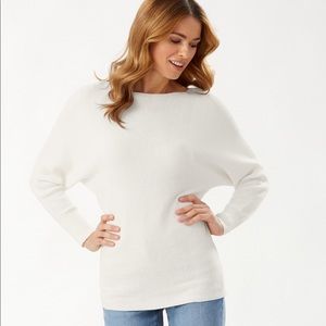 COPY - Cream boatneck cotton sweater